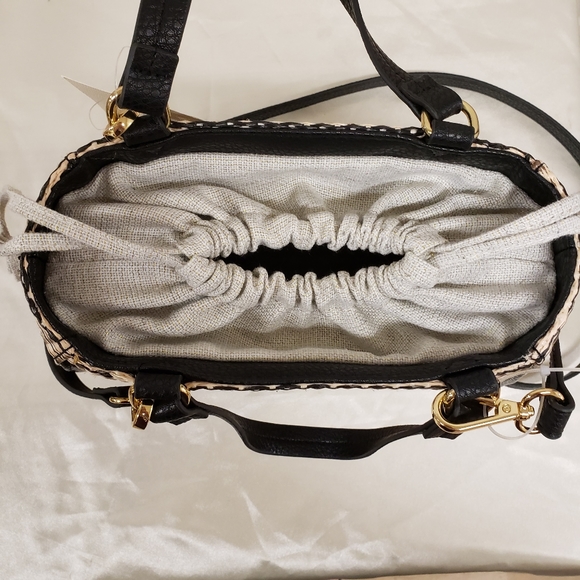 SOLD Anne Klein Straw Basket Satchel - Picture 8 of 12